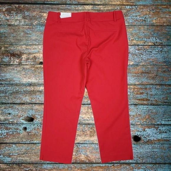 NWT LOFT CROPPED RIVIERA PANTS - Picture 3 of 4